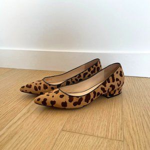 Cole Haan Calfhair Leopard Flats Size 8